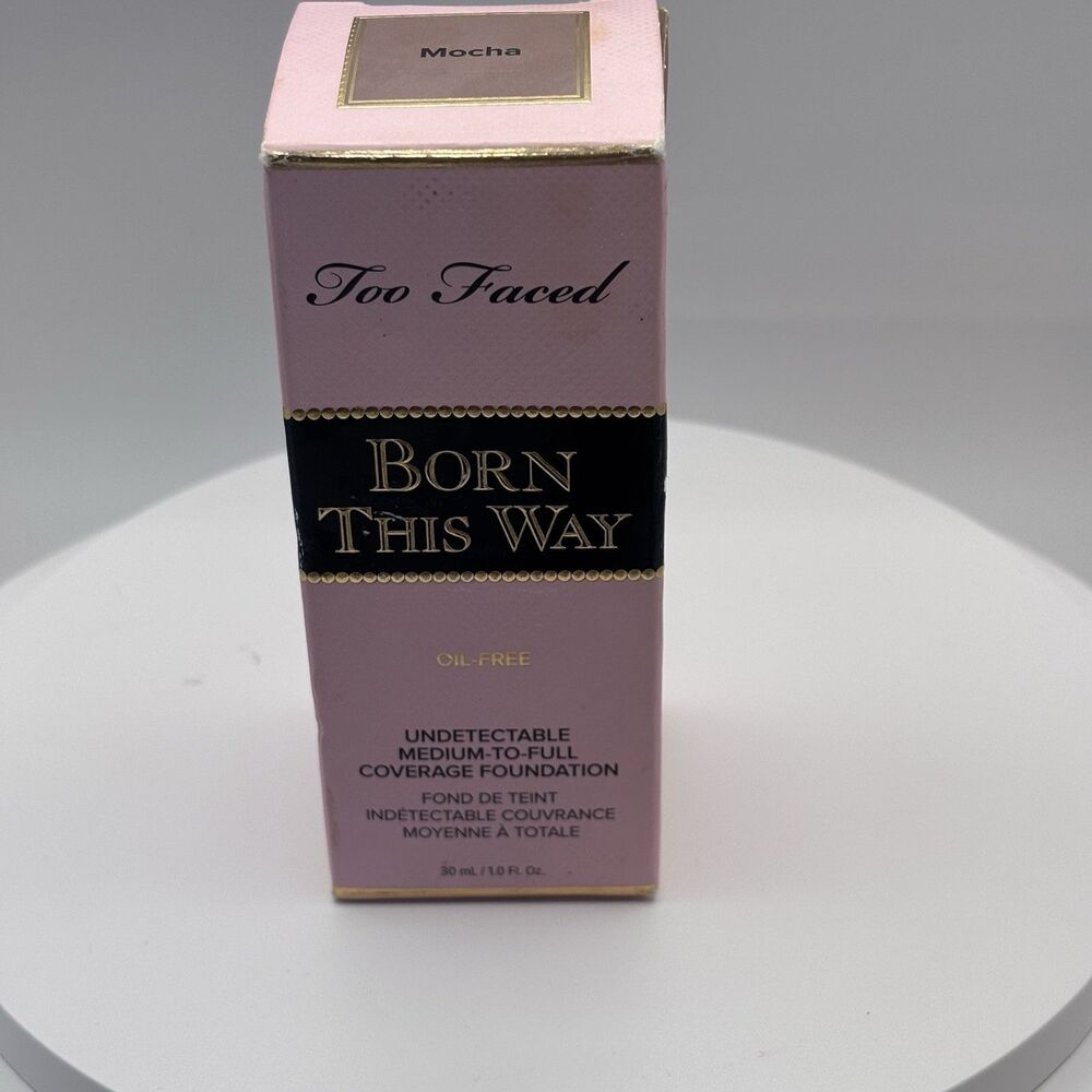 Too Faced Born This Way Mocha Foundation Medium To Full Coverage Undetectable